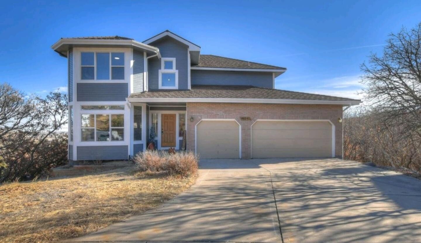 The exterior of the house at 4525 Churchill Court, once dubbed a