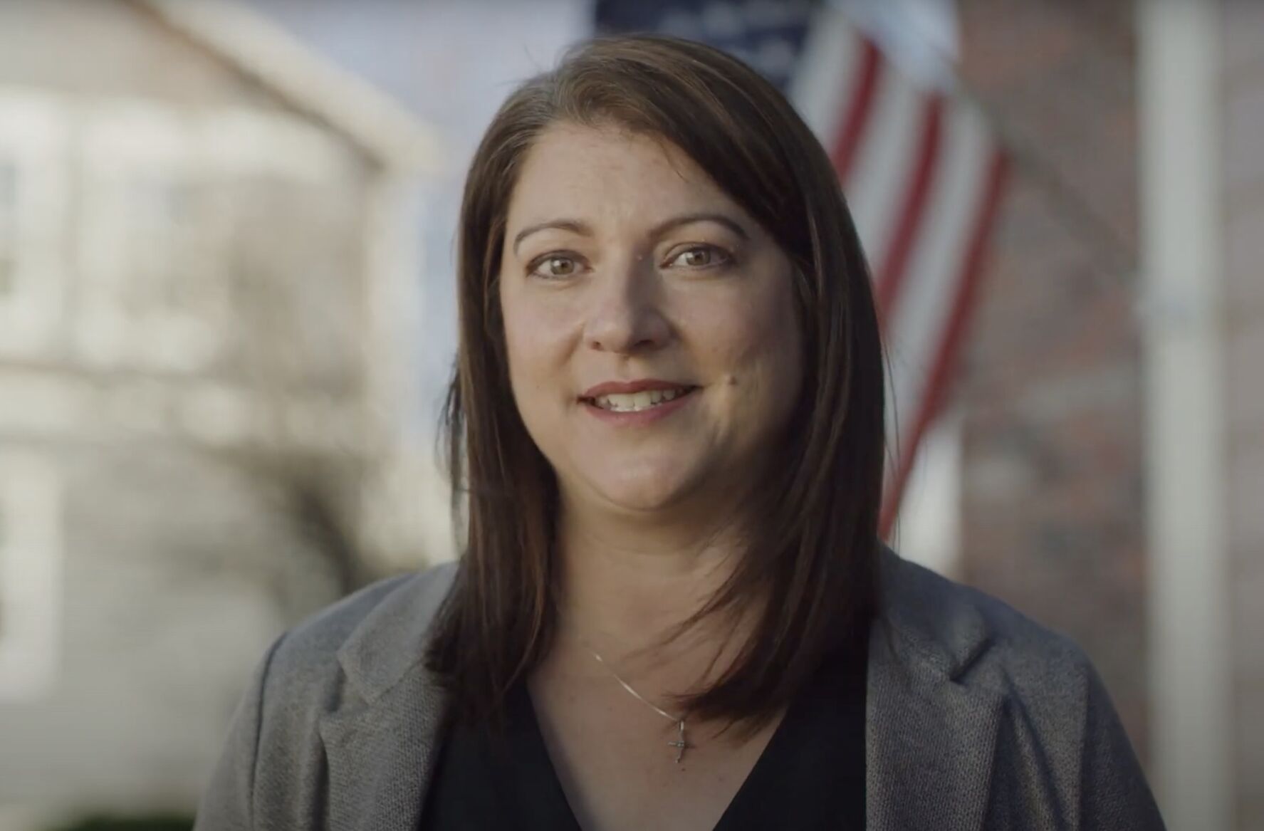 Thornton Mayor Jan Kulmann declares her candidacy for the Republican nomination in Colorado's 8th Congressional District in a video posted online by her campaign on Tuesday, Dec. 7, 2021. ((via YouTube))