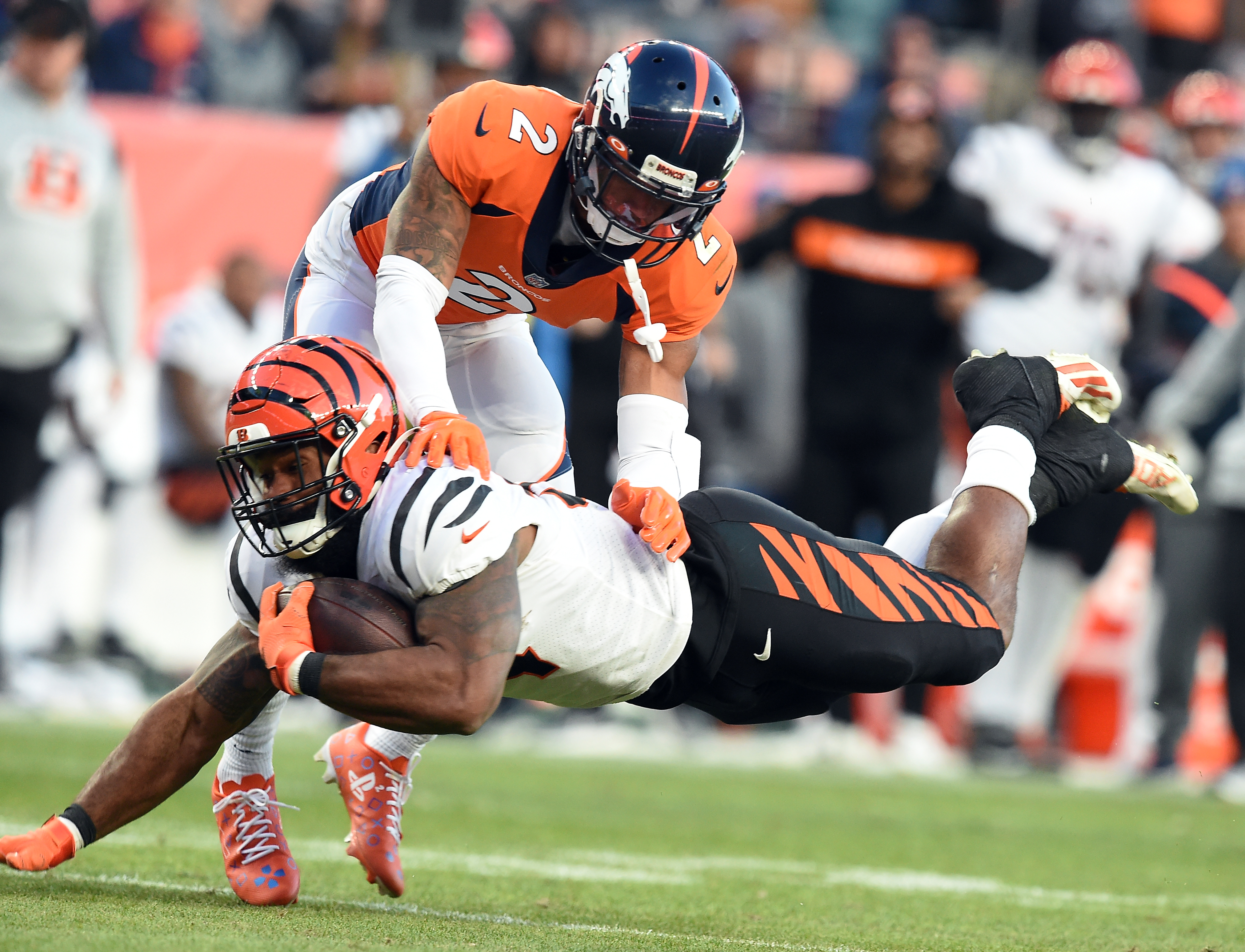 The Broncos played the Bengals at Mile High Stadium on Sunday, Dec. 19, 2021. (Photo by Jerilee Bennett, The Gazette) (Jerilee Bennett)