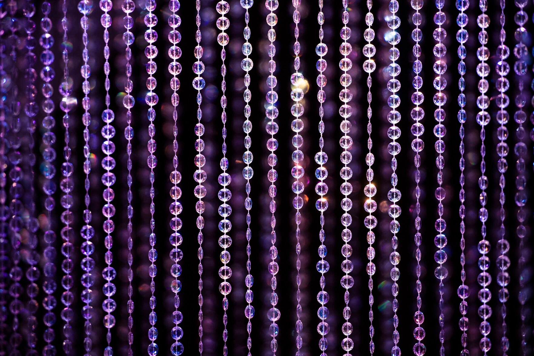 Sparkly chandeliers are displayed at La Burla Bee, a new burlesque venue and cabaret-style restaurant and bar, located in the space previously known as The Underground in downtown Colorado Springs. (Chancey Bush/ The Gazette) (Chancey Bush/ The Gazette)