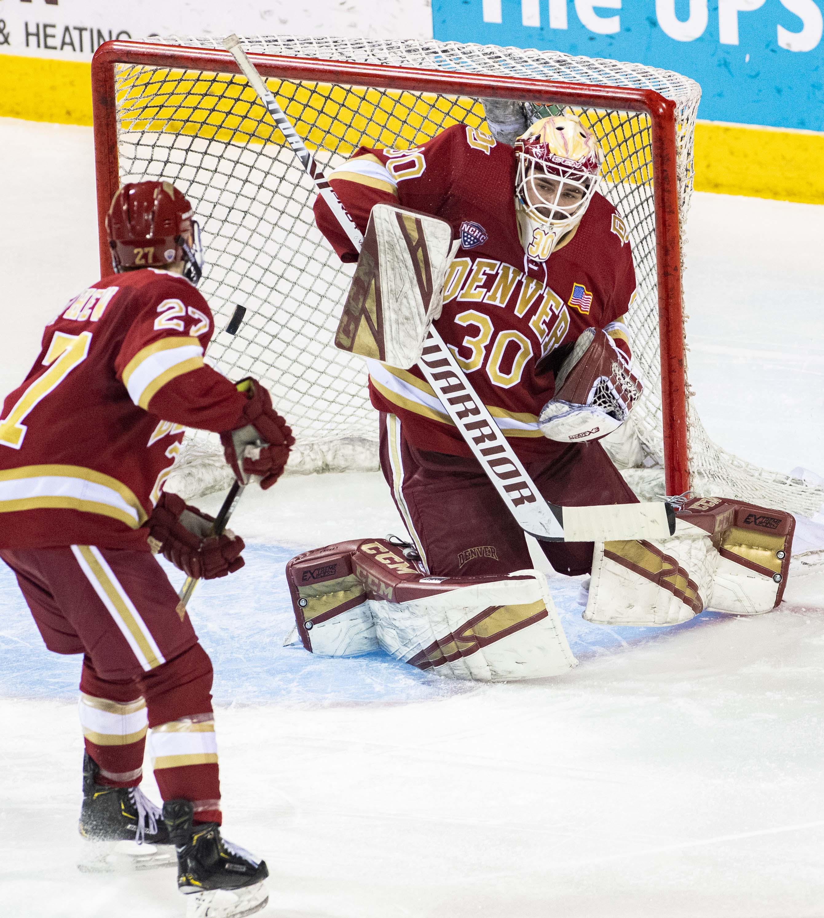 Denver Pioneers climb into hockey top 10