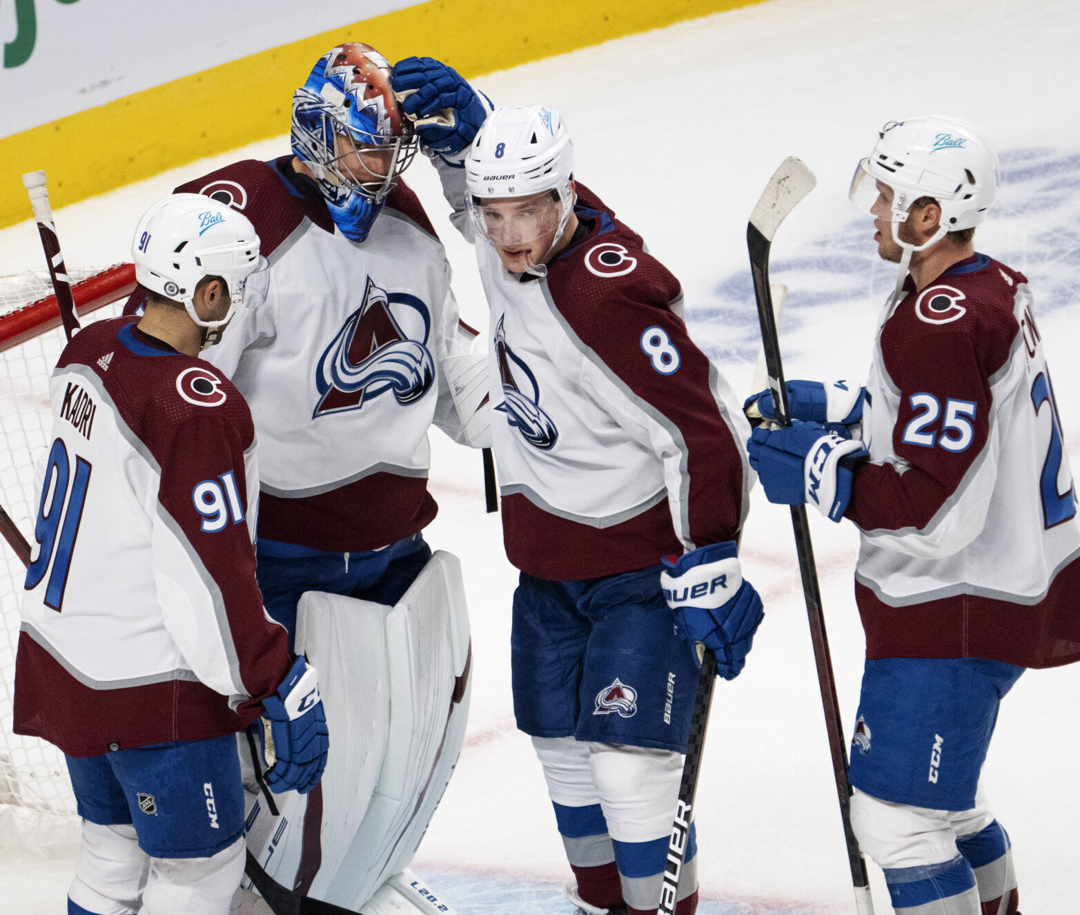 Goalie Johansson, Colorado Avalanche see what they’re made of in Montreal