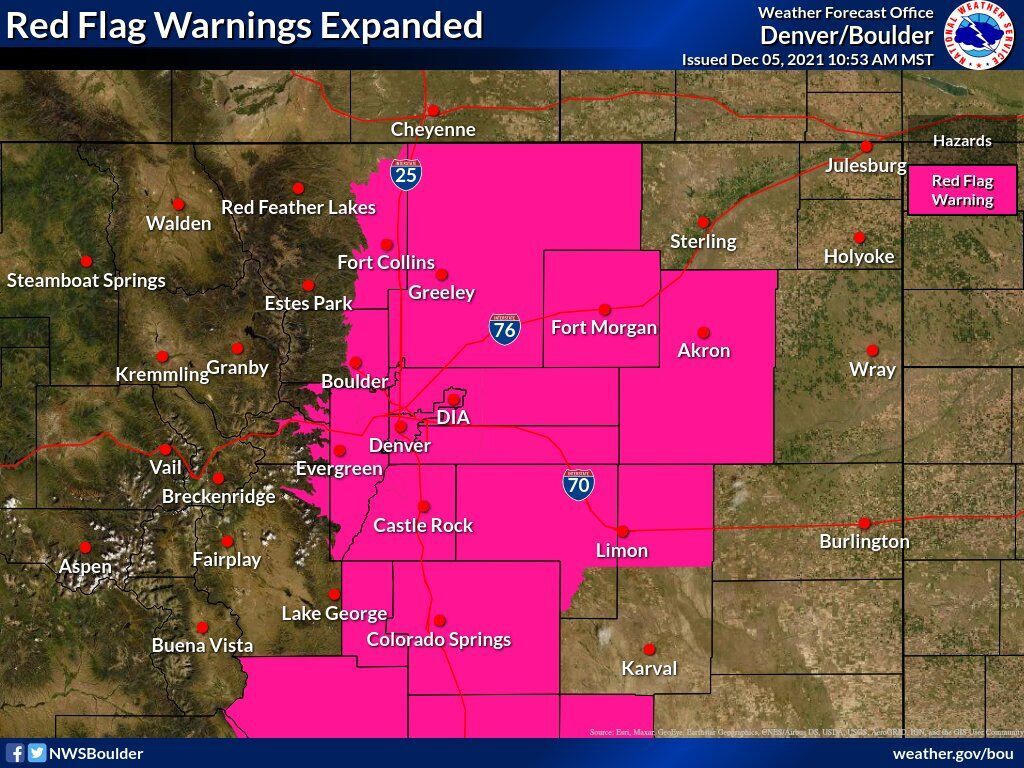 Map Credit: The National Weather Service