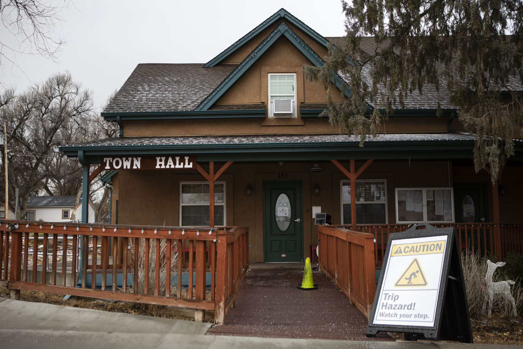 Elizabeth Town Hall can be seen on Wednesday, Dec. 15, 2021, in Elizabeth, Colo. (Timothy Hurst/The Gazette) (Timothy Hurst/The Gazette)