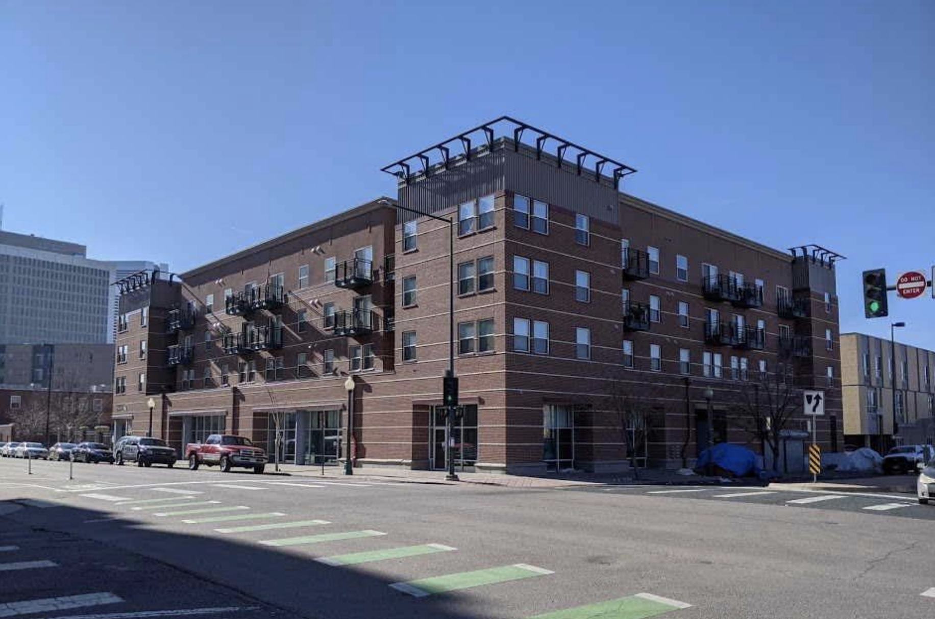 The Off Broadway Lofts building located at 2135 Stout St. in Denver, Colo. (Photo courtesy of the Denver Department of Housing Stability)