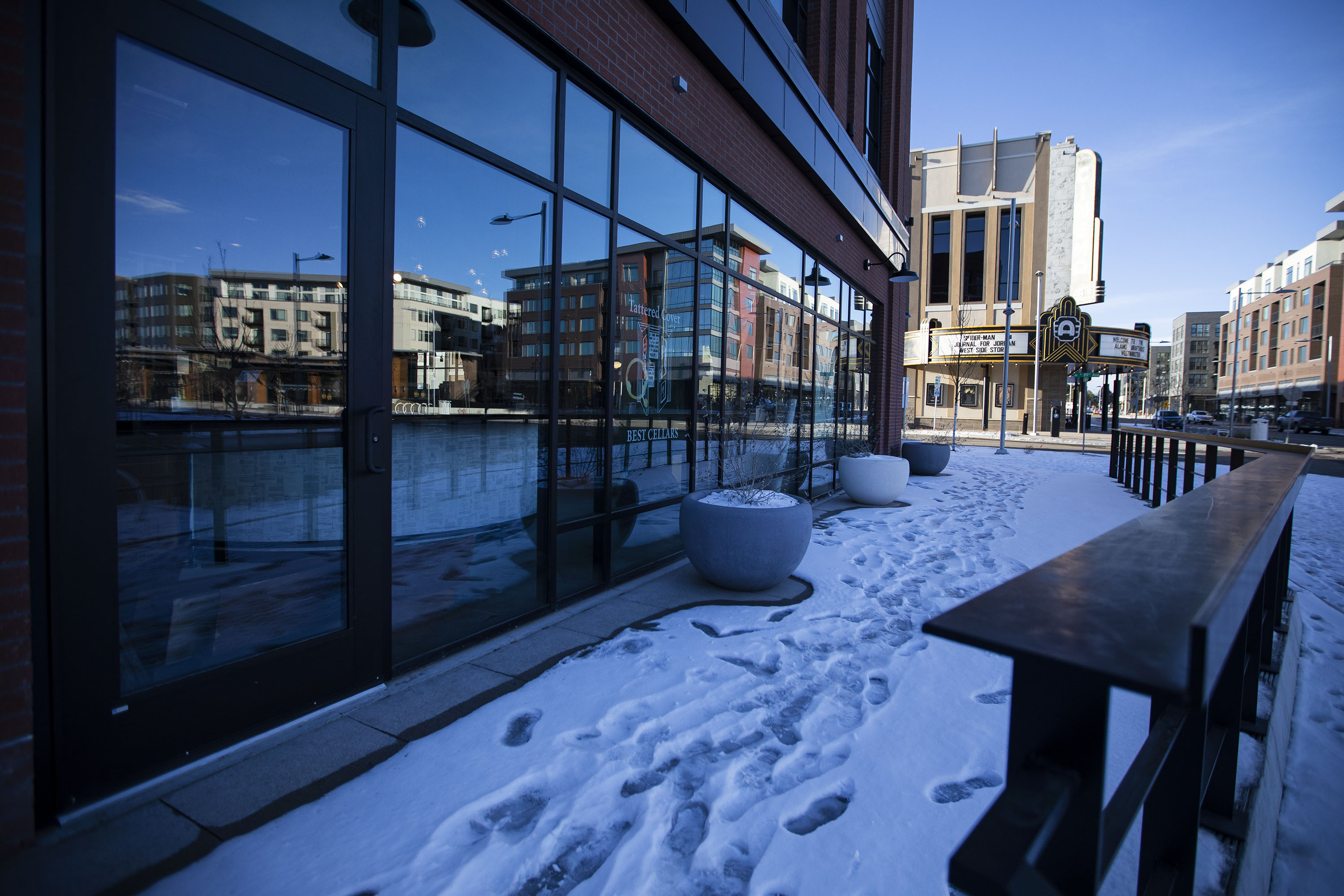 The Tattered Cover Book Store’s patio, that will eventually have furniture, sits right in the middle of downtown Westminster, 8885 Westminster Blvd., as seen on Tuesday, Jan. 4, 2022. (TimHursttim.hurst@gazette.comhttps://secure.gravatar.com/avatar/aca82bd62b4ee425c598527cd6faa1b1?d=mm&r=g)