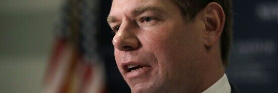 'They got me!': Eric Swalwell photographed maskless in mandate-free Florida