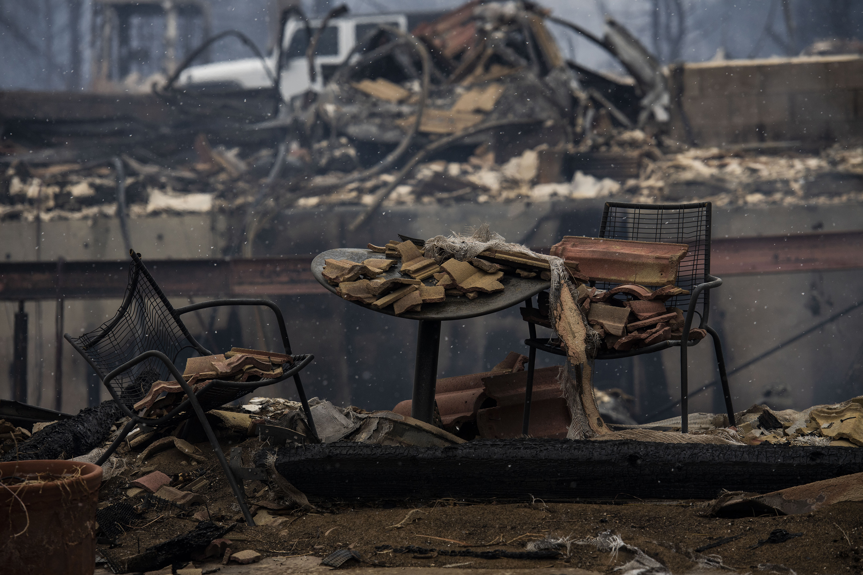 The Marshall fire, fueled by high winds, ripped through Boulder County last month and destroyed more than 1,000 homes. The number of destroyed homes will likely increase as approximately 35,000 people were evacuated in Louisville and Superior.(Chancey Bush/ The Gazette) (Chancey Bush, The Gazette)