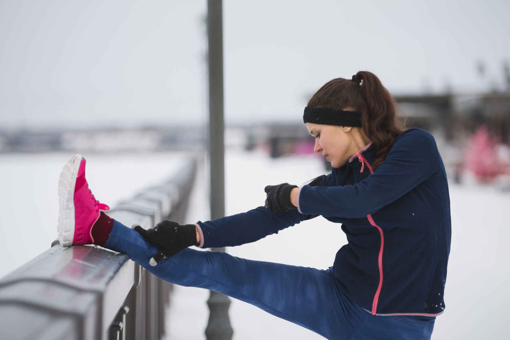 Be sure to protect your head, hands, feet and ears when exercising outside in the winter. (Tribune News Service)