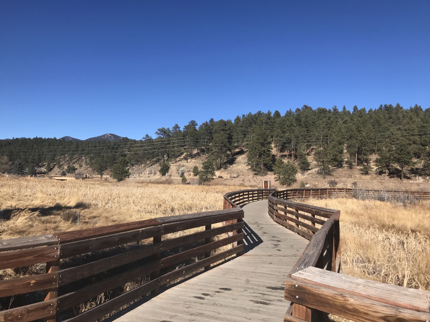 Boardwalk around Evergreen Lake in Evergreen, west of Denver. Gazette photo