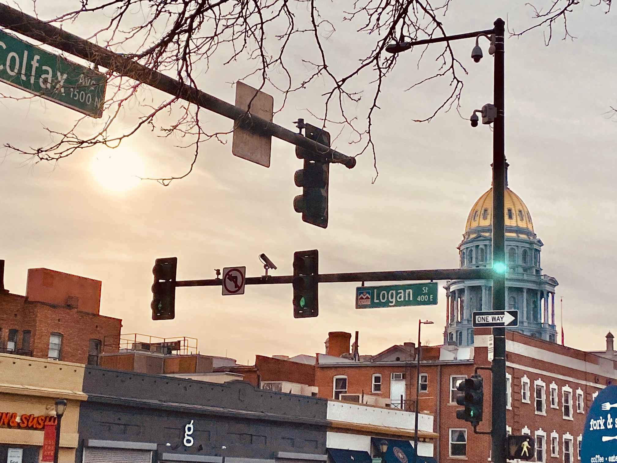 Denver police told Father Morehead that halo cameras placed on street lights took photos of the suspect's car from Broadway in Denver south to Littleton where they say she walked into a second church and yelled during a Sunday service. (Carol McKinley)