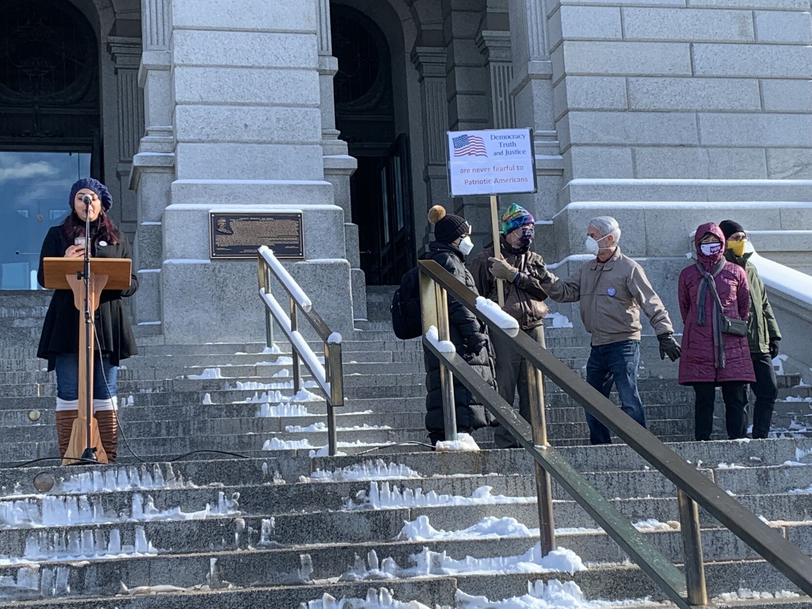 January 6 commemorations in Denver squashed by cold, lack of interest