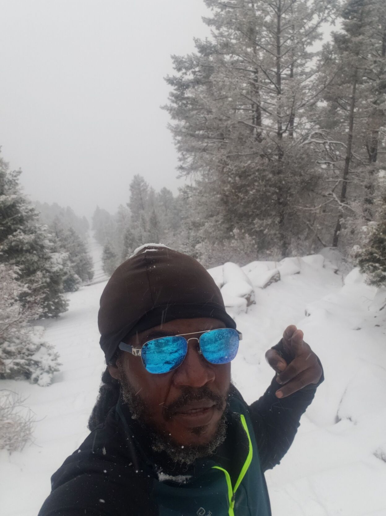 Christel Aime takes a selfie on the Manitou Incline en route to logging 1,000 ascents in a calendar year. Photo courtesy Christel Aime (Courtesy Christel Aime)