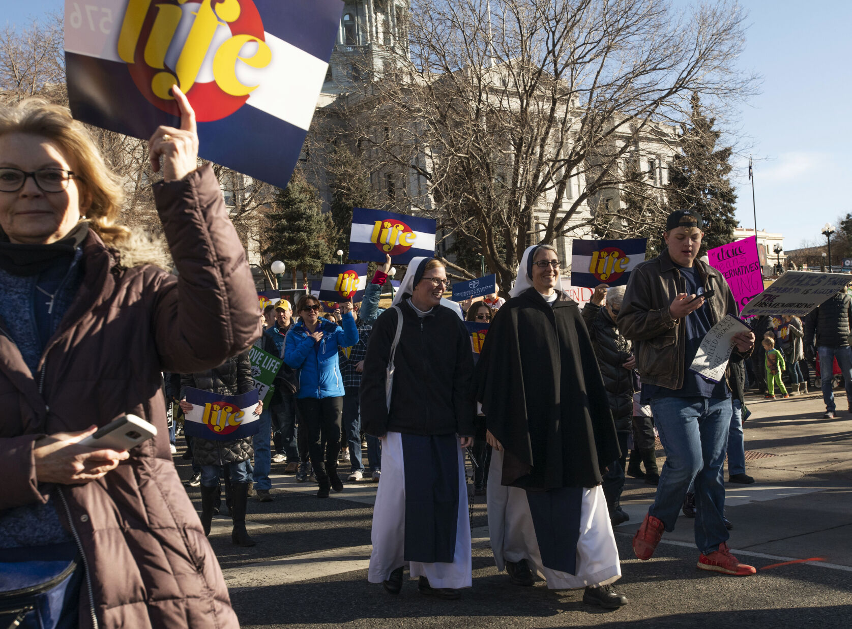 Thousands of anti-abortion activists gather for ‘Celebrate Life Rally’ at Colorado State Capitol