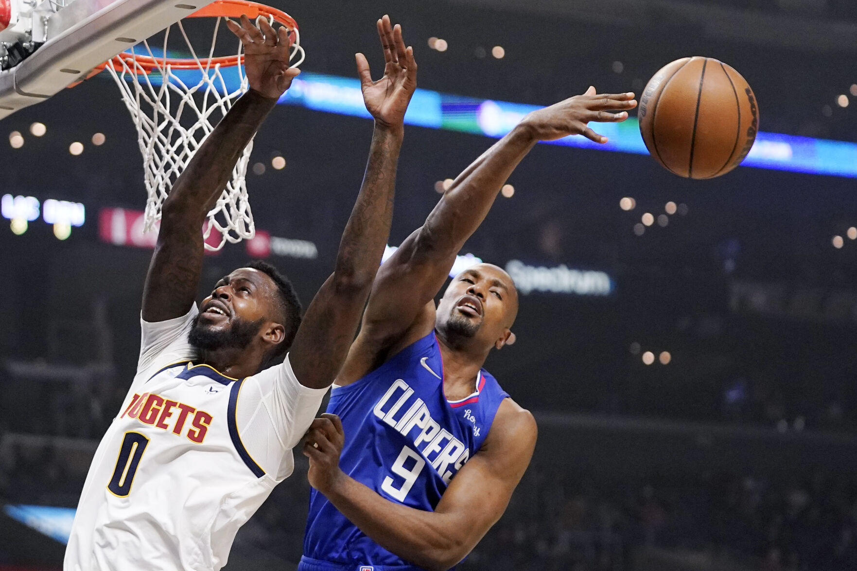 Denver Nuggets lose to Los Angeles Clippers despite big lead, strong showing from starting front court