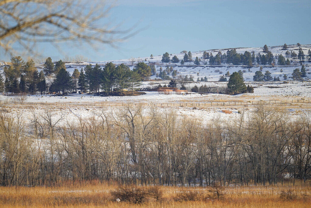 Fire damage is seen near the suspected origins of Marshall wildfire, Monday, Jan. 3, 2022, in Boulder, Colo. (AP Photo/Jack Dempsey) (Jack Dempsey)