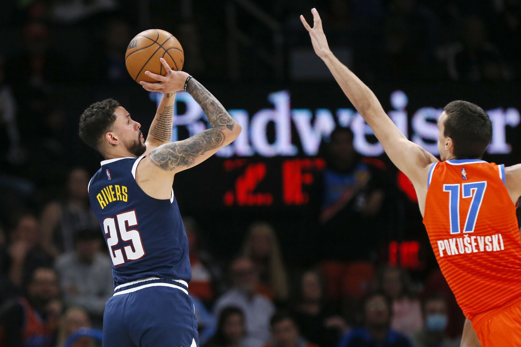Austin Rivers heats up with bigger role in Denver Nuggets’ win over Oklahoma City