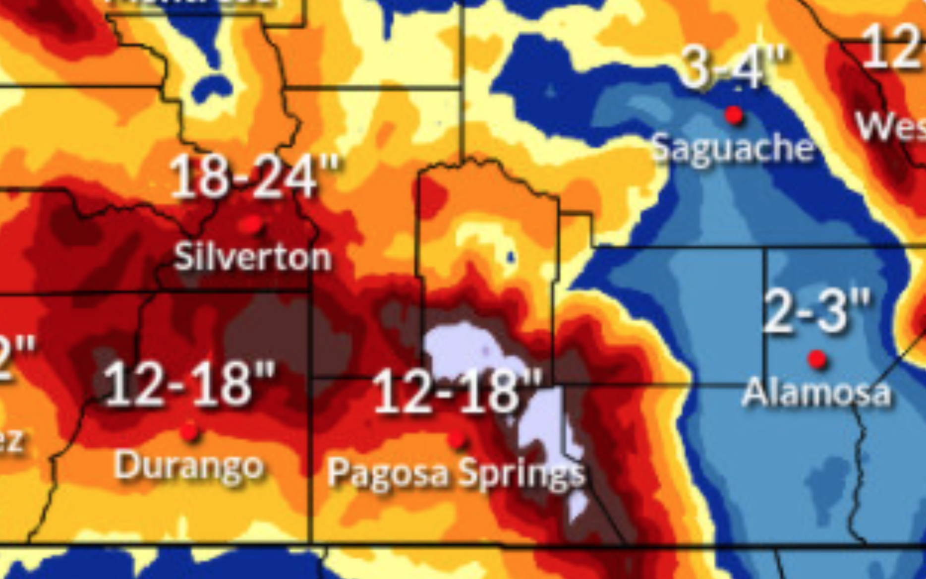 Map Credit: National Weather Service.