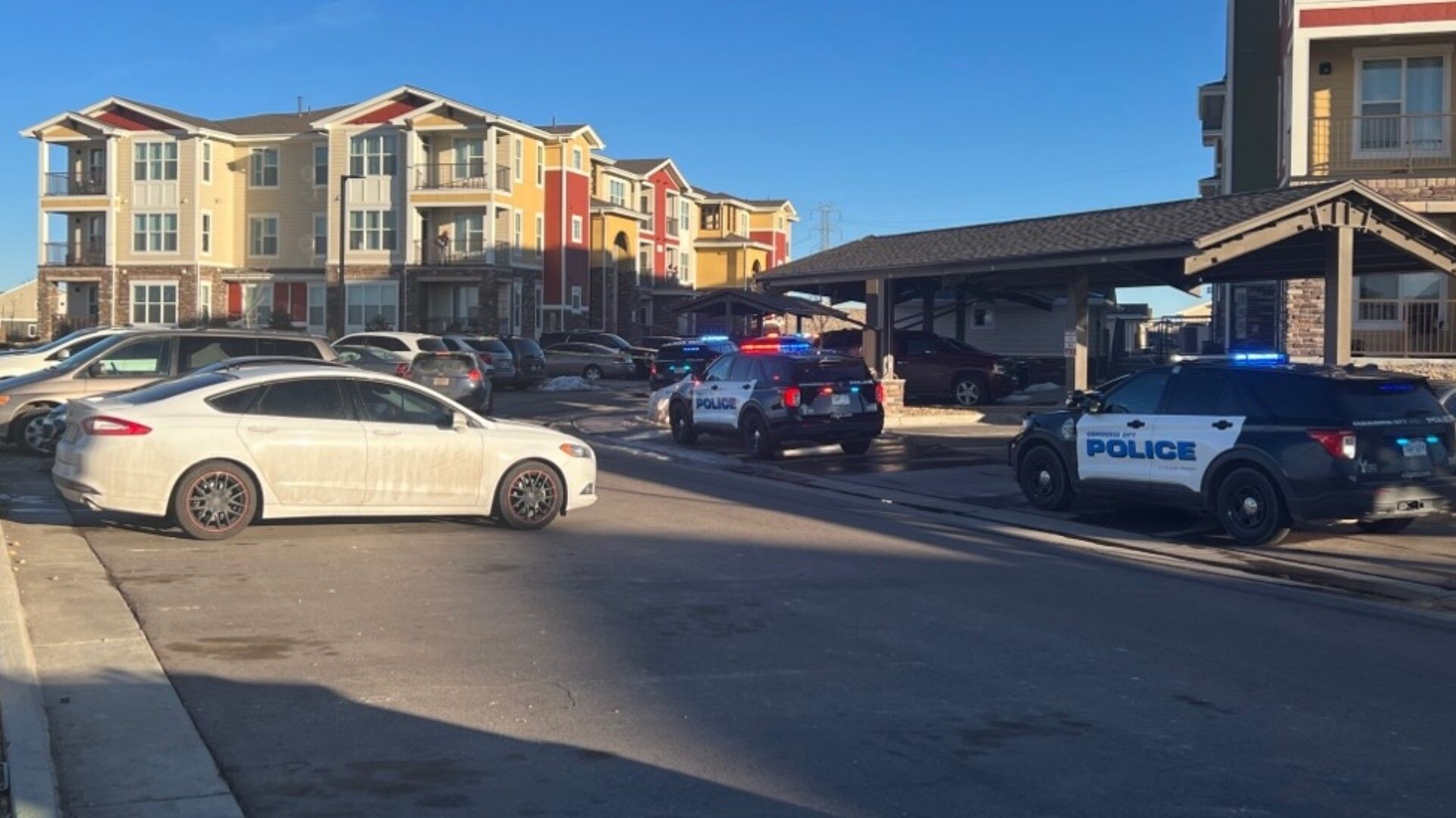 North Range Crossings Apartments, on East 104th Avenue in Commerce City (via KUSA)