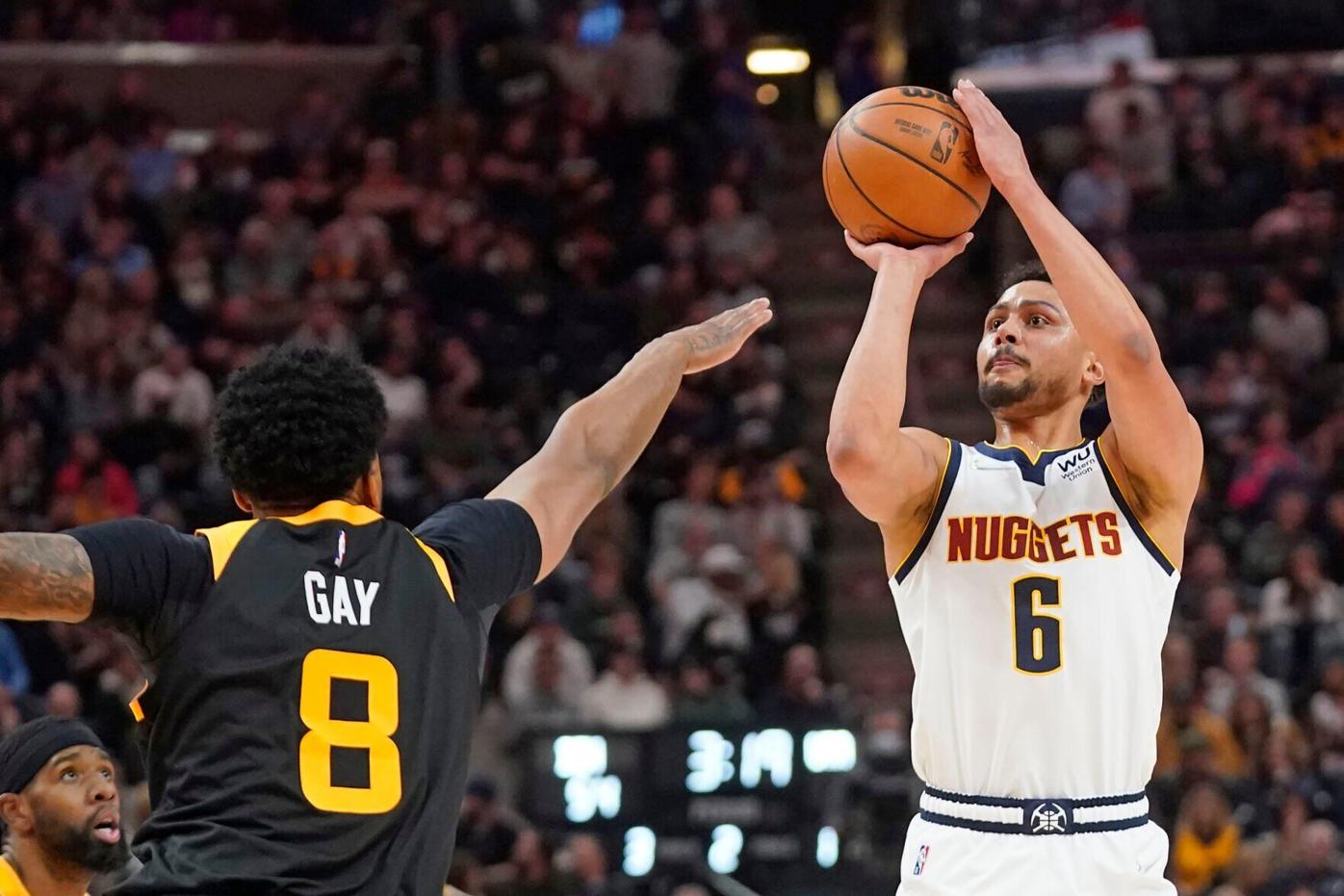 Bryn Forbes’ shoot-for-the-stars approach pays off despite Nuggets loss to Jazz