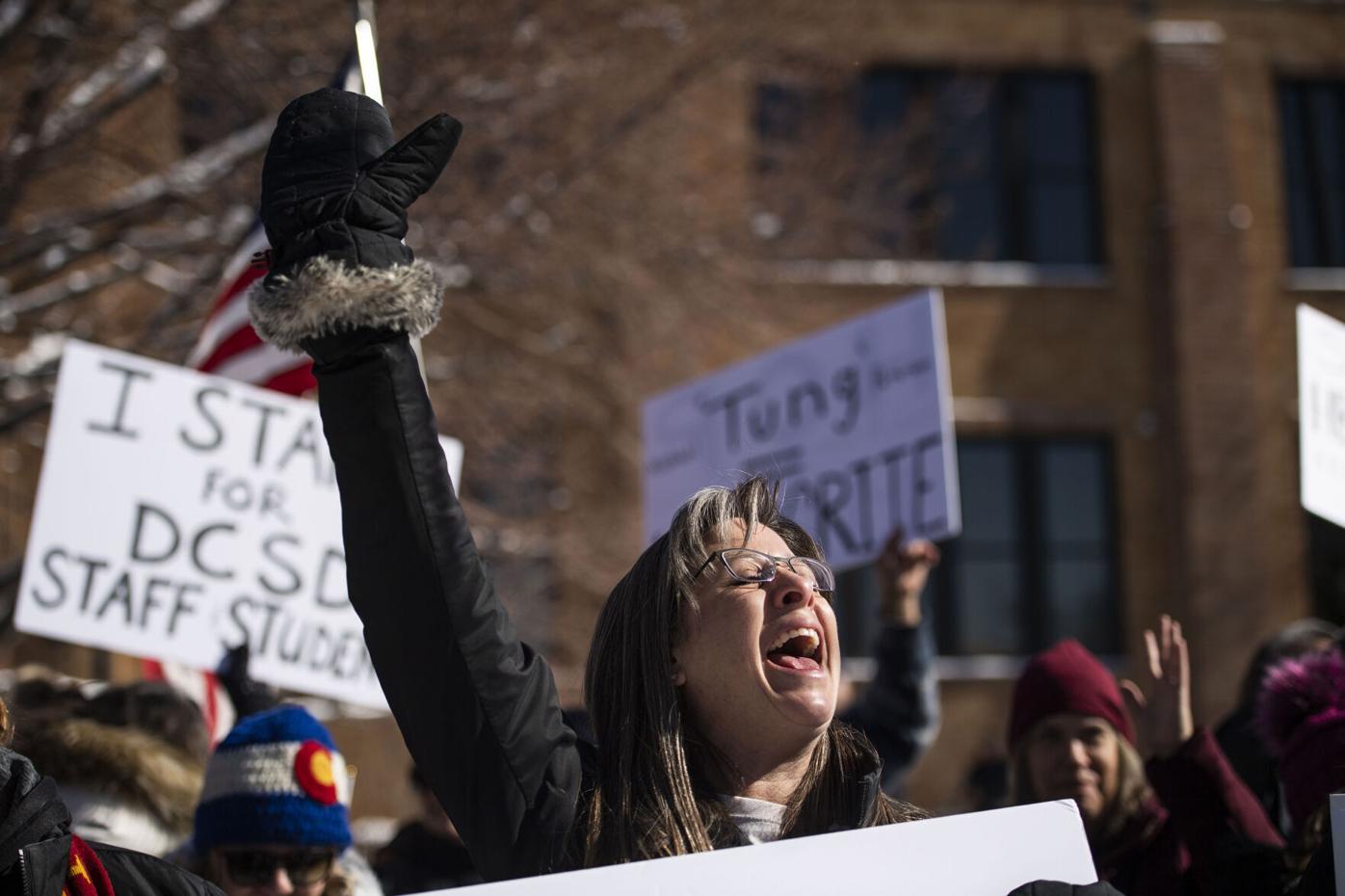 Names of Douglas County teachers who participated in sickout won’t be made public