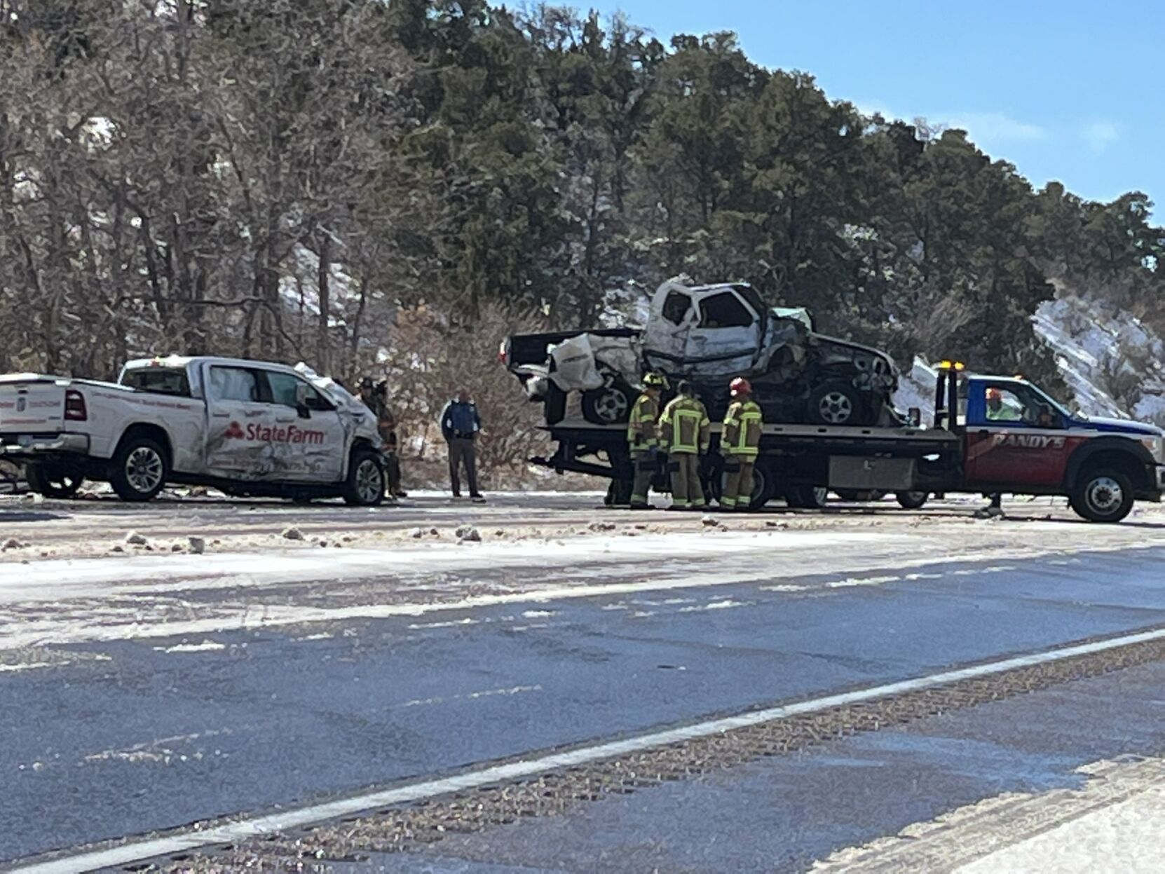 5 dogs killed, 2 drivers hospitalized in head-on crash on Colorado highway