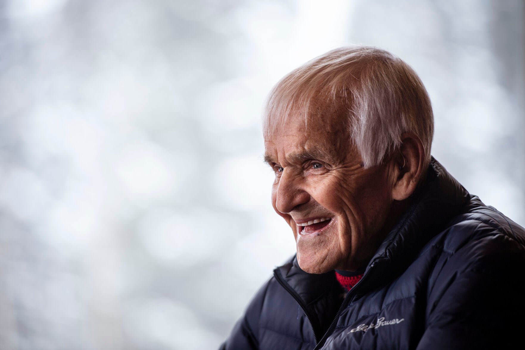 Trygve Berge, 89, who co-founded Breckenridge’s ski area 60 years ago, recounts his life during an interview at the Nordic Center in Breckenridge, Colo., on March 9, 2022. Berge is a native of Norway and at the age of 8, the Nazis invaded his hometown of Voss with firebombs. (Chancey Bush /The Gazette) (Chancey Bush/ The Gazette)