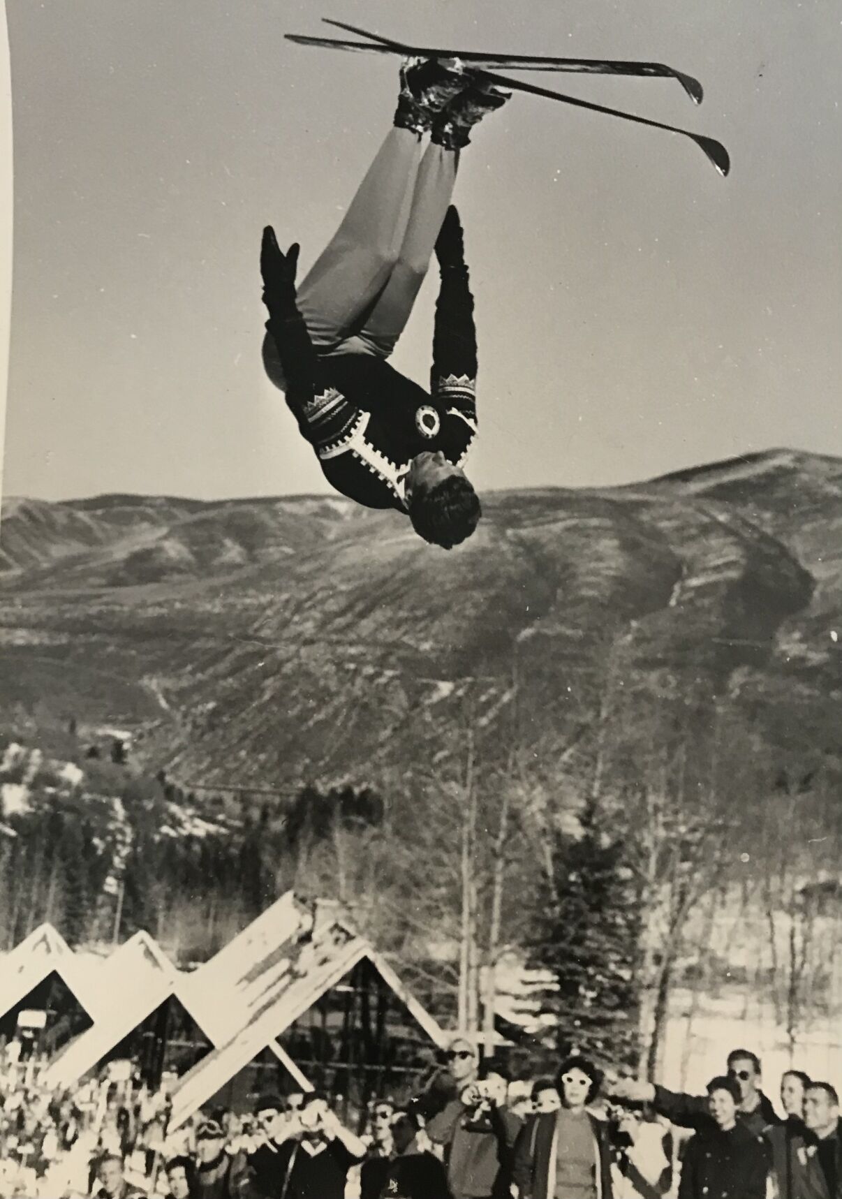 Along with helping establish Breckenridge ski area in the 1960s, Trygve Berge gained a reputation for flipping. (Photo courtesy of Rondi Berge)