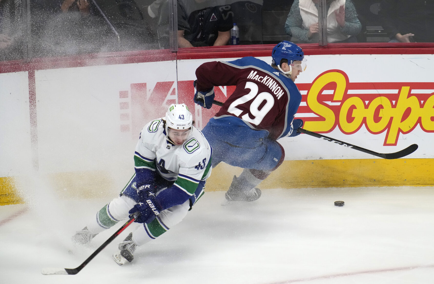 Visiting Vancouver Canucks dump Colorado Avalanche in third period