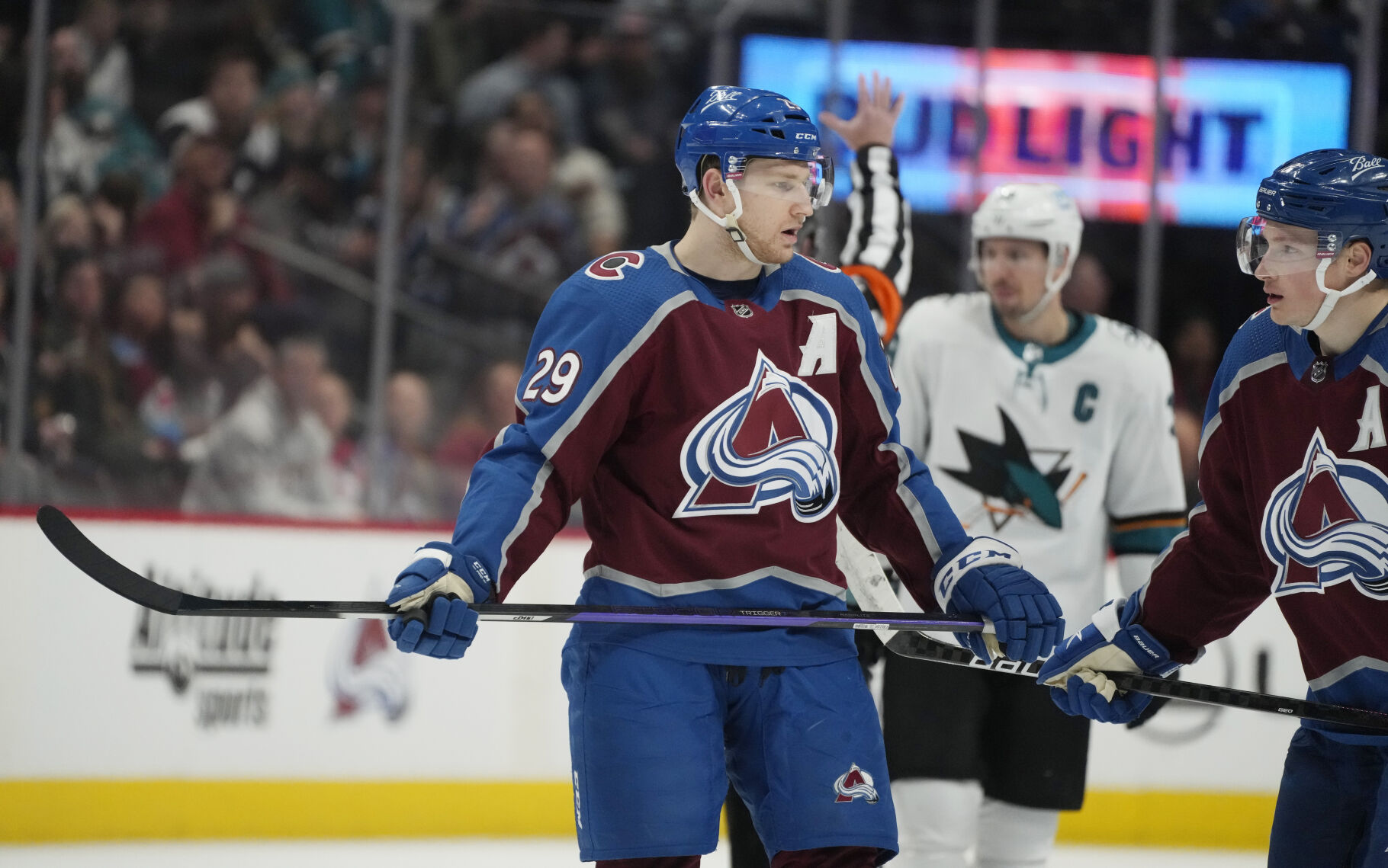 Seemingly a false alarm for Colorado Avalanche forward Nathan MacKinnon, who returns after missing one game