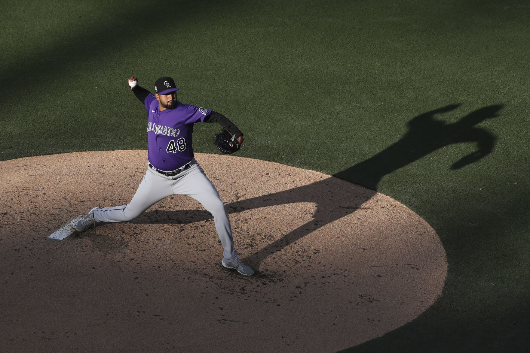 Rockies starting pitcher Germán Márquez was 12-11 with a 4.40 ERA and 176 strikeouts for the Rockies in 2021. (The Associated Press)