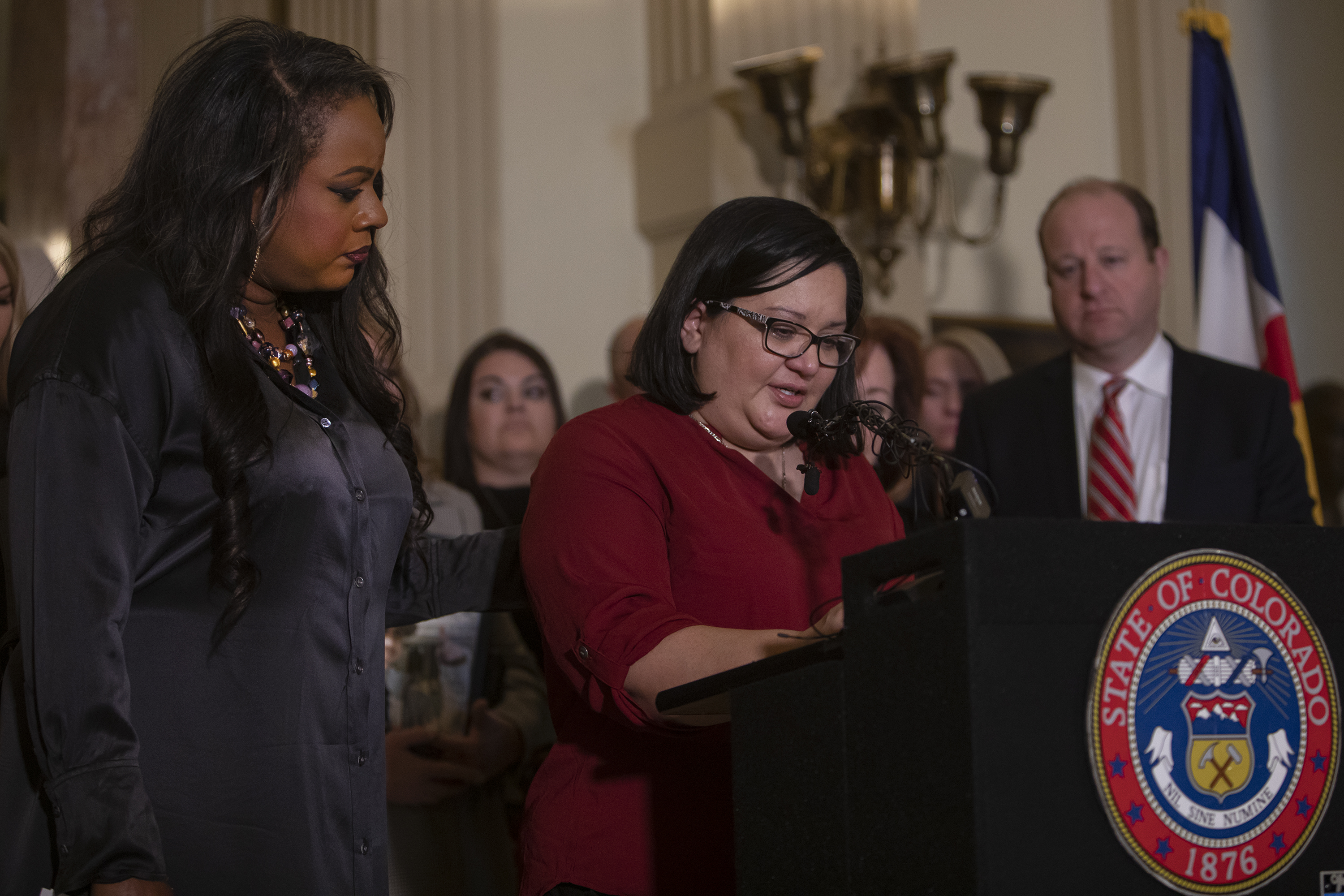 Polis, bipartisan group of advocates unveil proposal to confront fentanyl at Colorado Capitol
