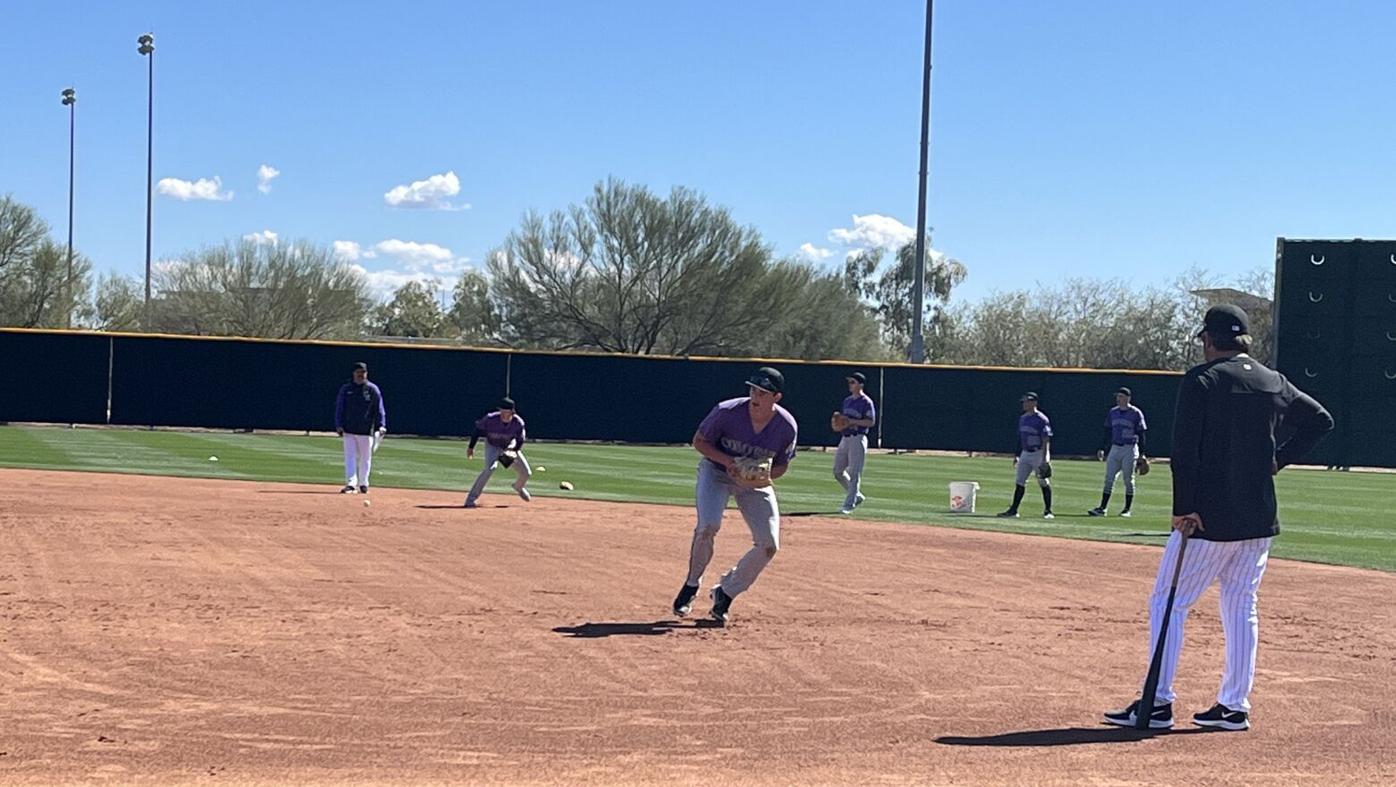 Carlos González and Todd Helton return to Rockies camp to mentor next generation