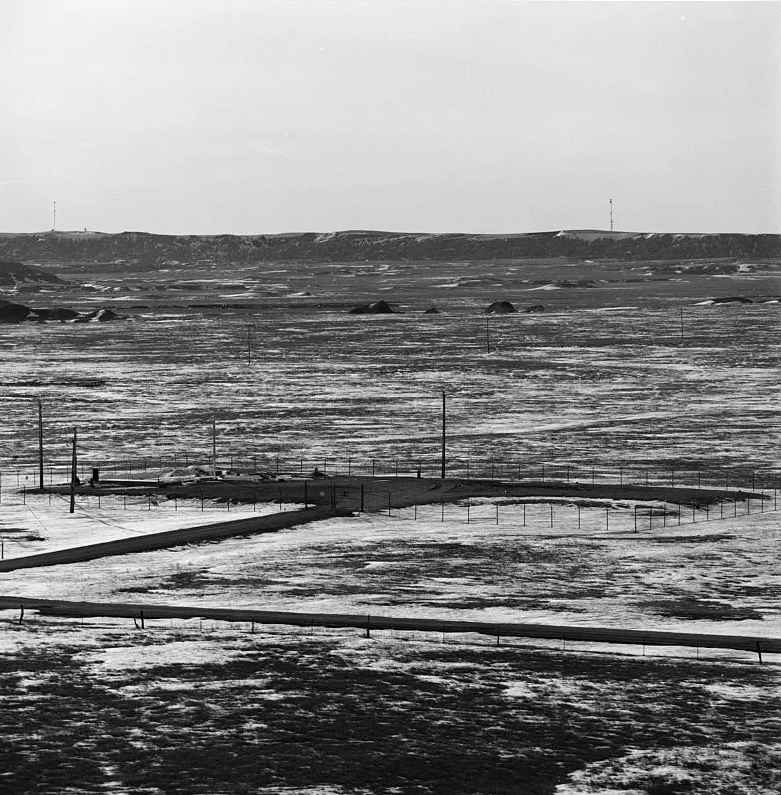 Aerial view of the Delta-09 launch facility in South Dakota. This image shows how discrete these sites can be. Image: NPS HAER.
