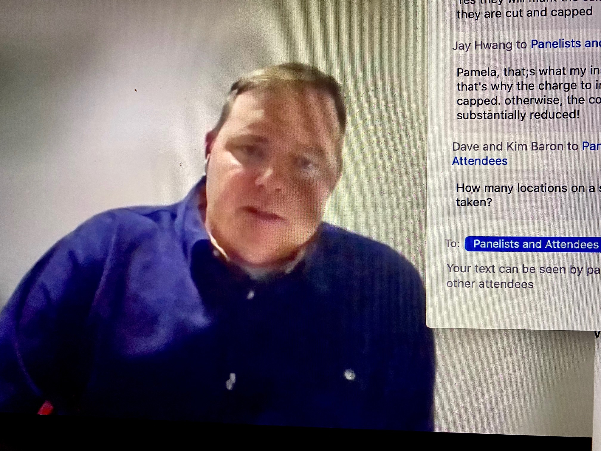Boulder County officials including Public Works spokesperson Andrew Barth answered questions about charred debris removal on a two hour Zoom Tuesday night (Carol McKinley)