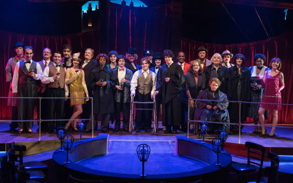 Phamaly Theatre Company staged 'Chicago' in the Studio Loft Theatre in 2019. Under a new city program, it will cost companies less to present at city-owned venues for the next year. (Photo by Michael Ensminger.)