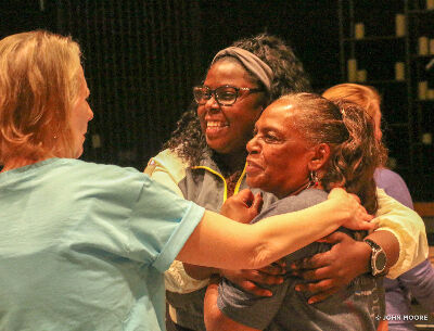 Actor and choreographer Sonsharae Tull, center, is helping out on her fifth Magic Moments. (John Moore)