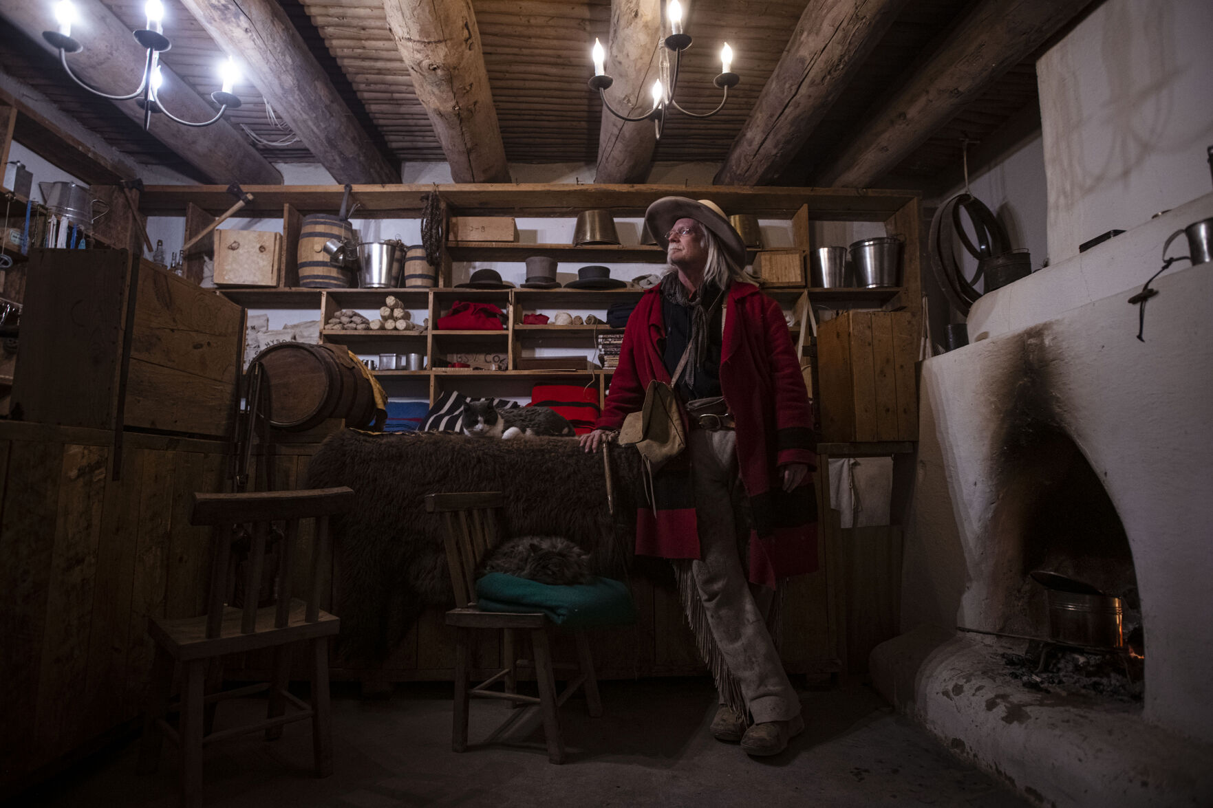 Bob Kisthart, a historical interpreter, poses recently at Bent’s Old Fort National Historic Site in La Junta. Kisthart likes to say Bent’s Fort represents the wild West before “the wild, wild West.” “As soon as civilization gets to Colorado,” Kisthart says, “that’s when uncivilized behavior really gets going.” (photos by Chancey Bush, The Gazette)