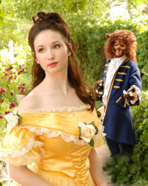 Jenna Bainbridge as Belle in Phamaly Theatre Company's 2010 'Beauty and the Beast.' (Courtesy Phamaly Theatre Company)