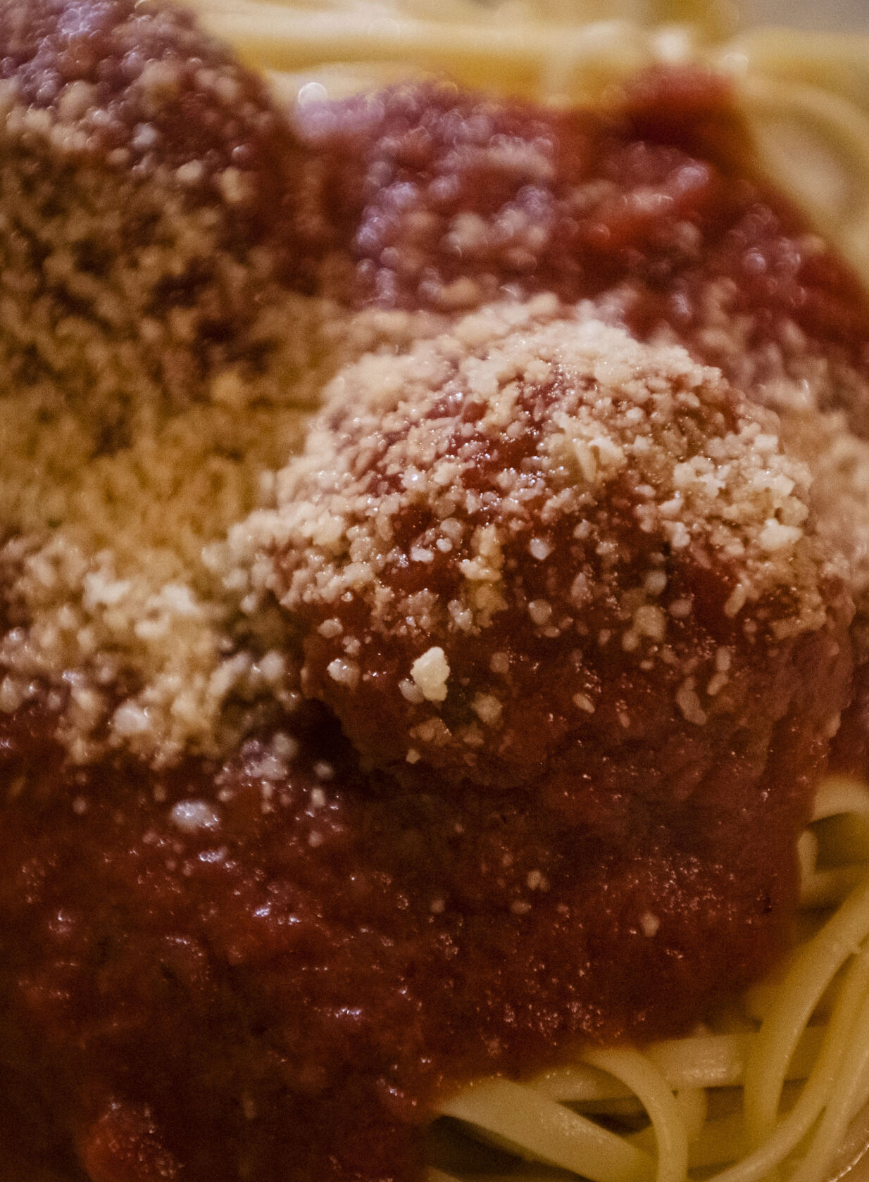 Gourmet spaghetti and meatballs at Rino's Italian Restaurant and Steakhouse in Trinidad. (Chancey Bush, The Gazette)