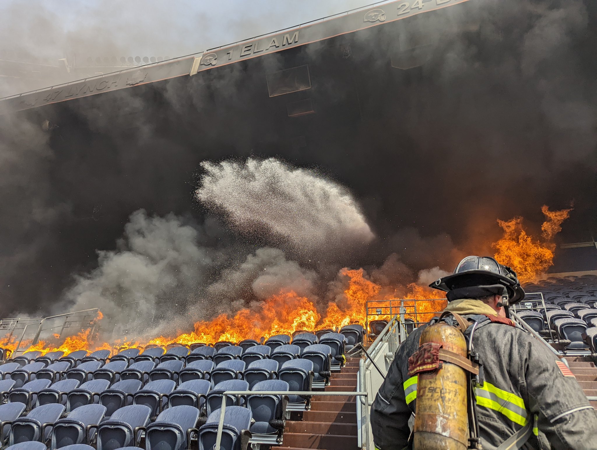 Fire at Empower Field at Mile High damages seats, luxury suites