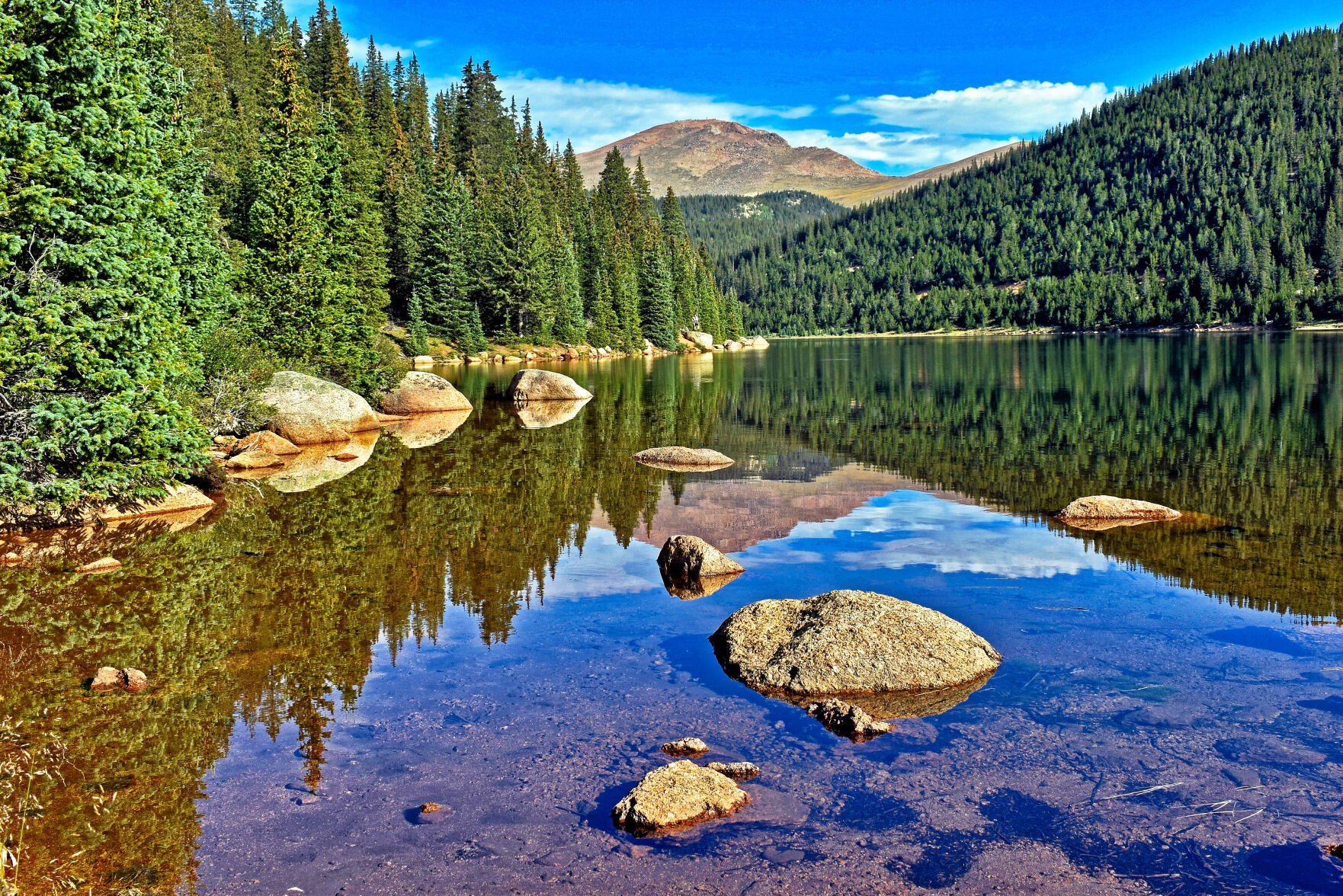 The view from Mason Trail in Pikes Peak's South Slope Recreation Area, featured in Stewart Green's new guidebook to Colorado's