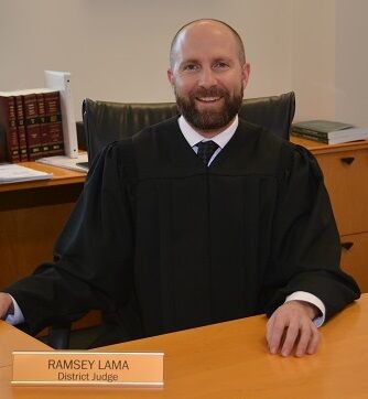 After six and a half years on the bench, 11th Judicial District Judge Ramsey Lama is stepping down 