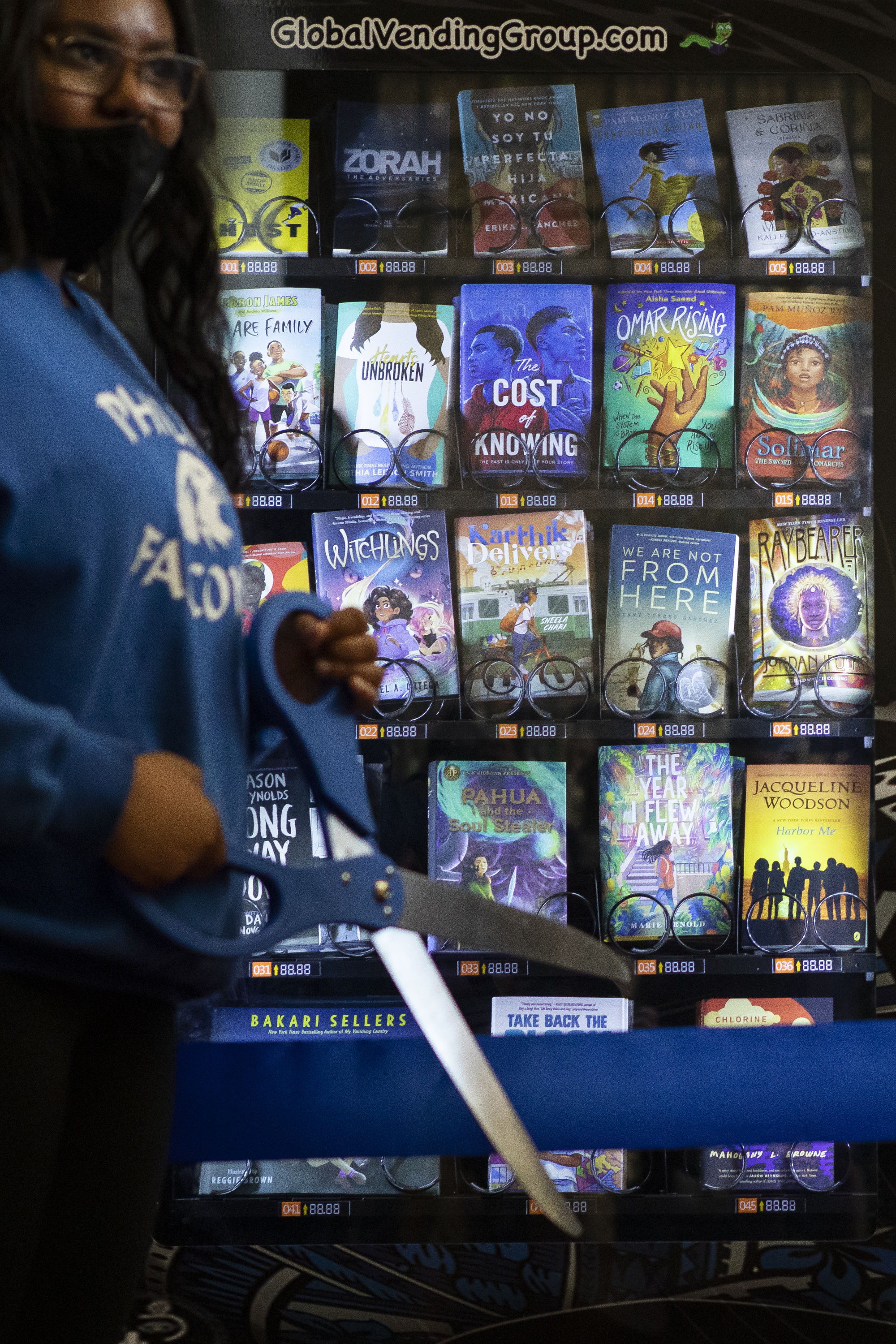 Denver school unveils book vending machine