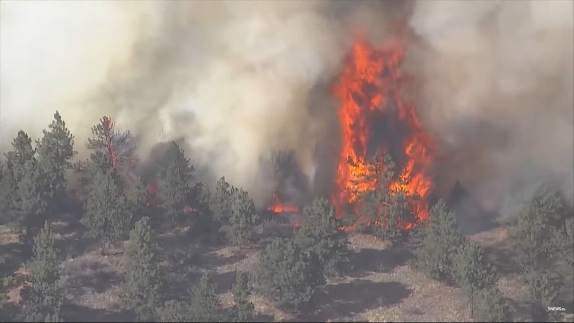 The 37E fire ignited on Friday April 15, 2022 near Vision Way and County Road 37E in the Blue Mountain area which is just north of Lyons. (Courtesy 9News)