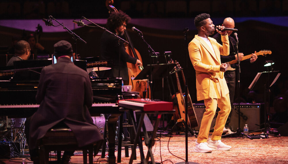 Leslie Odom Jr. was joined by the Colorado Symphony Orchestra in April 2022 at Boettcher Concert Hall. He's returning to perform a holiday show on Dec. 7, 2024. (Amanda Tipton Photography)