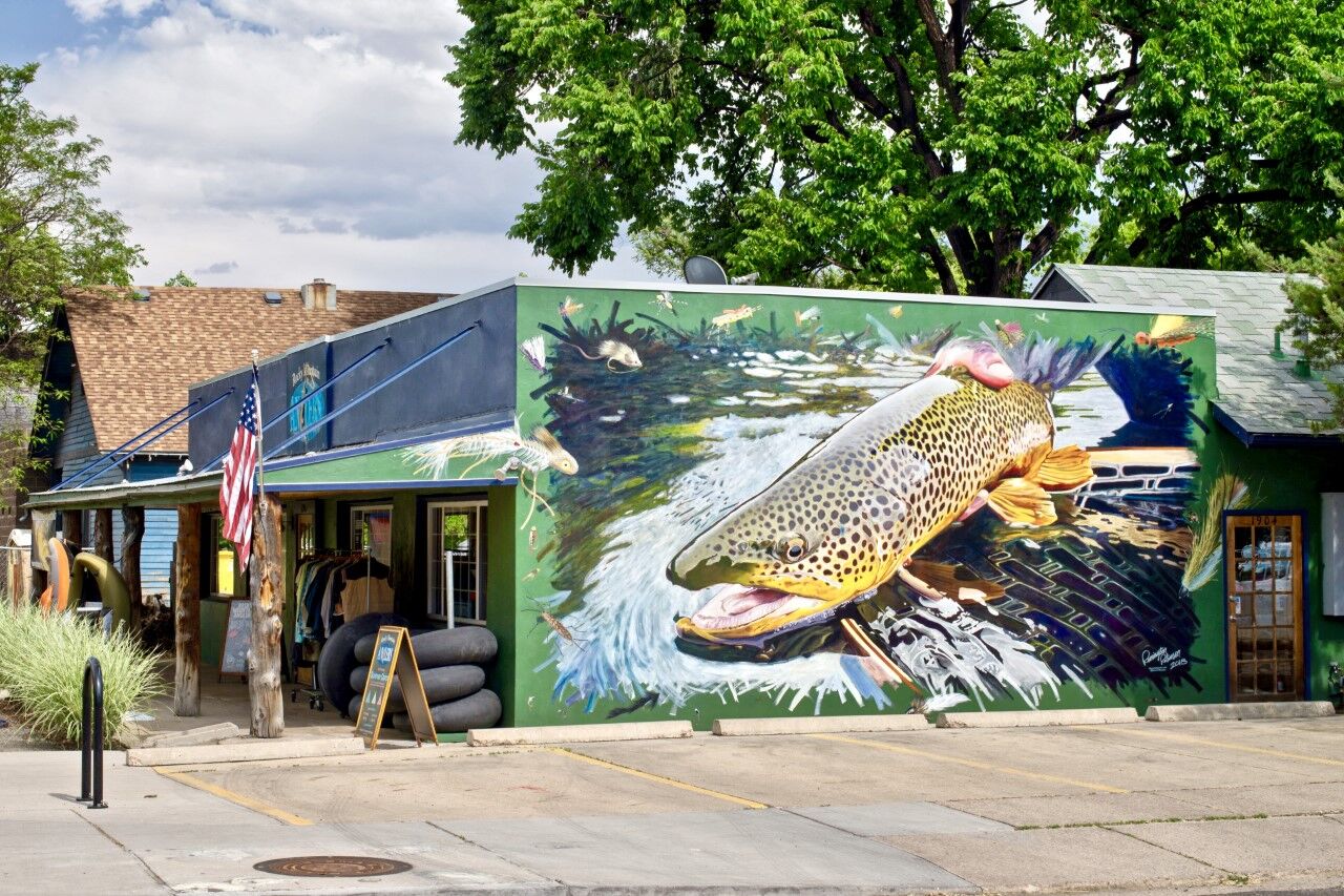 In addition to his miniature paintings, Boulder artist Remington Robinson has painted large-scale murals around Colorado. (Contributed photo)