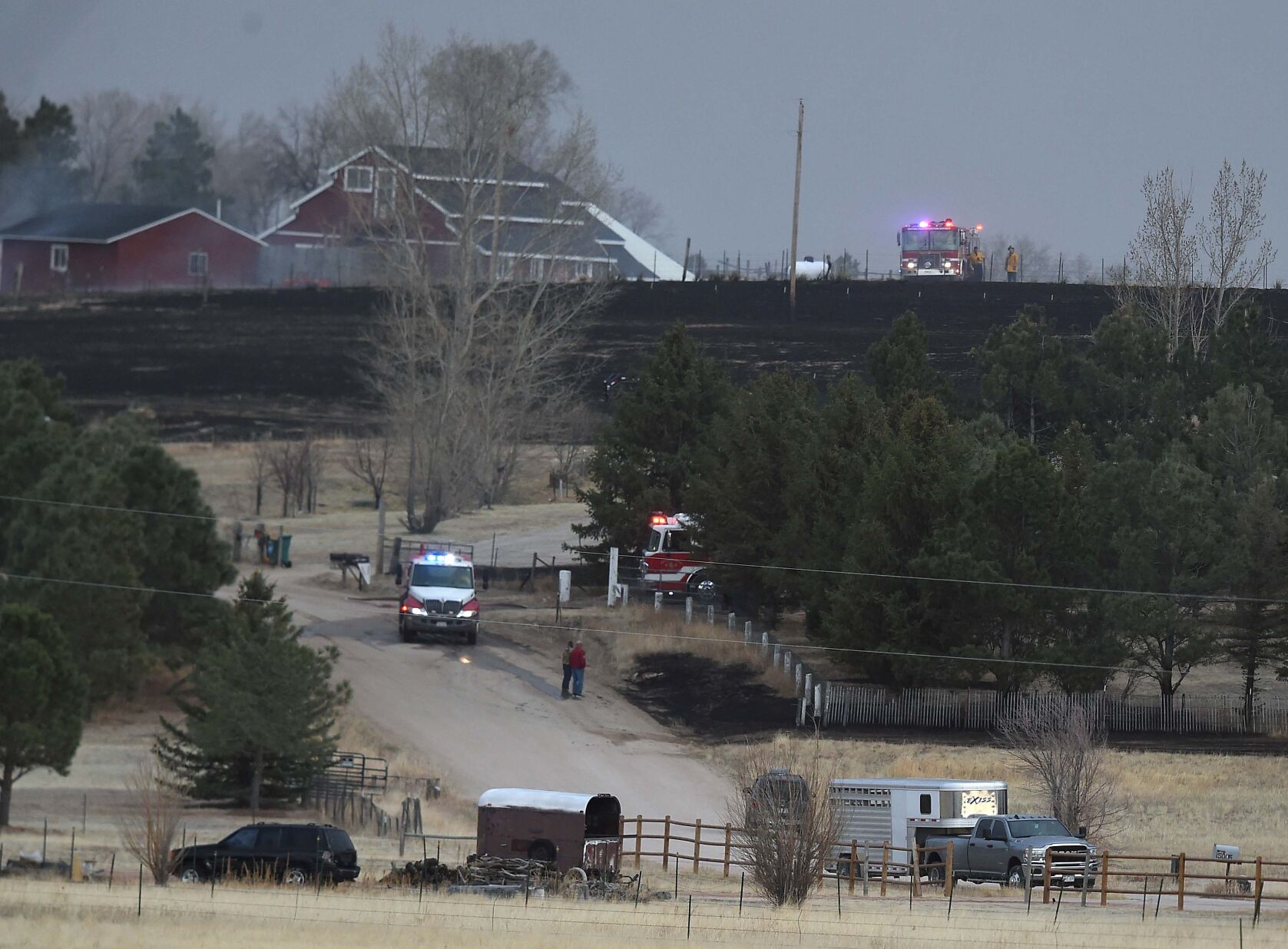 Evacuations lifted for 38-acre grass fire near Falcon; multiple fires reported in Colorado