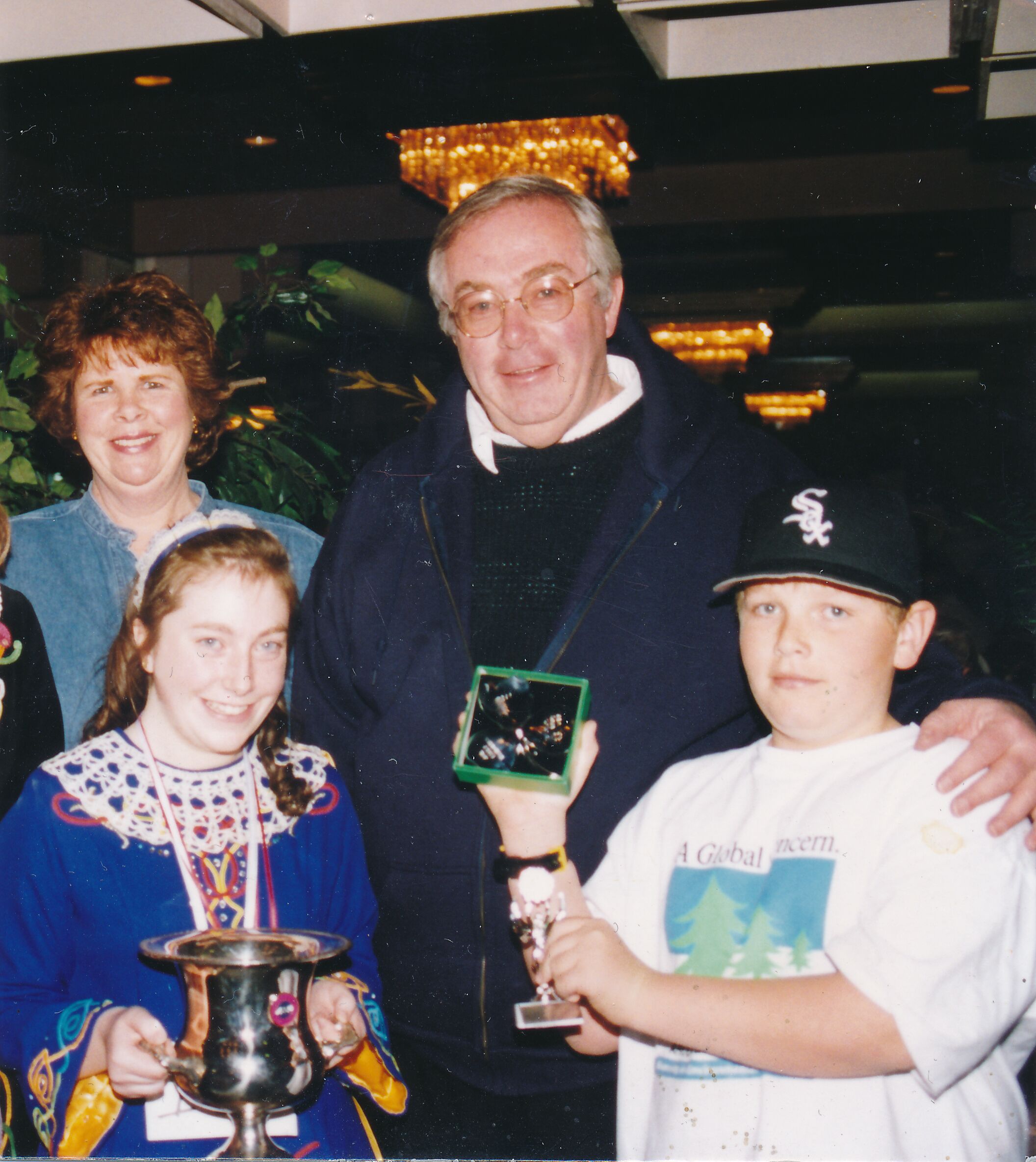 Dennis Gallagher with his then-wife JoAnne, daughter Meaghan and son Danny. (Courtesy of Tom Noel)