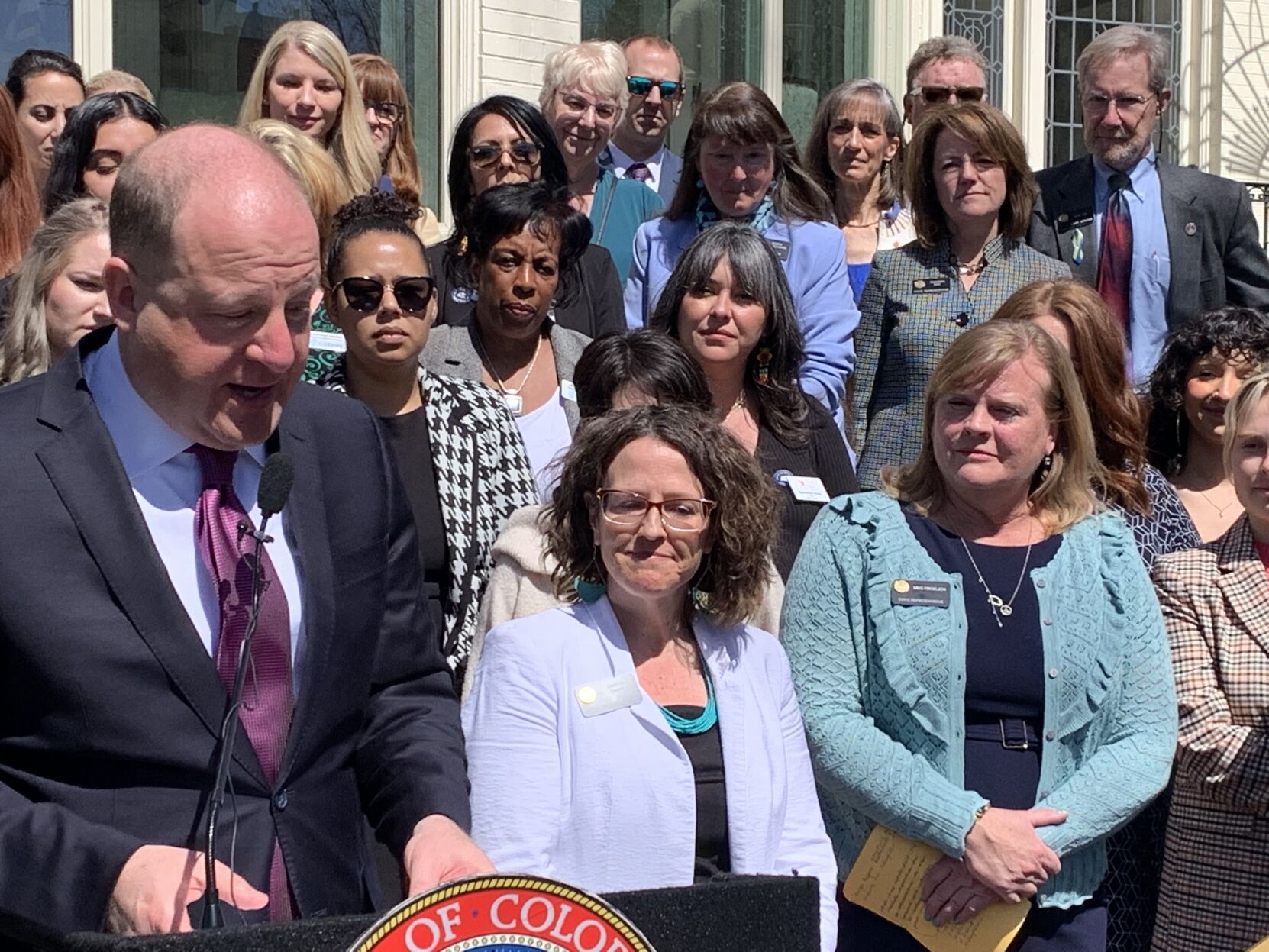 Joined by two dozen Democratic lawmakers and advocates, Gov. Jared Polis Monday signed into a law a bill affirming the right to abortion in Colorado. (MarianneGoodlandmarianne.goodland@coloradopolitics.comhttps://secure.gravatar.com/avatar/125a14b7bd9266f61a445ec13b1d3605?d=mm&r=g)
